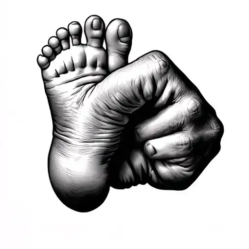 Baby Foot And Fist