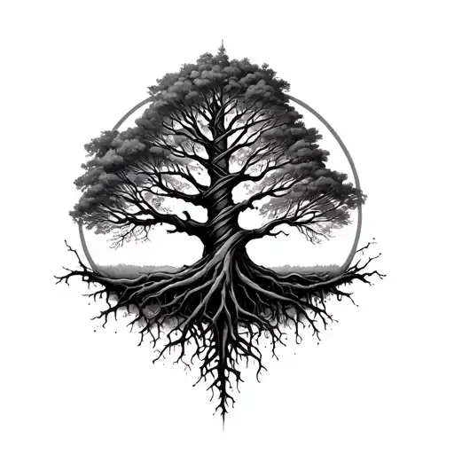 Roots Tree Dna Body