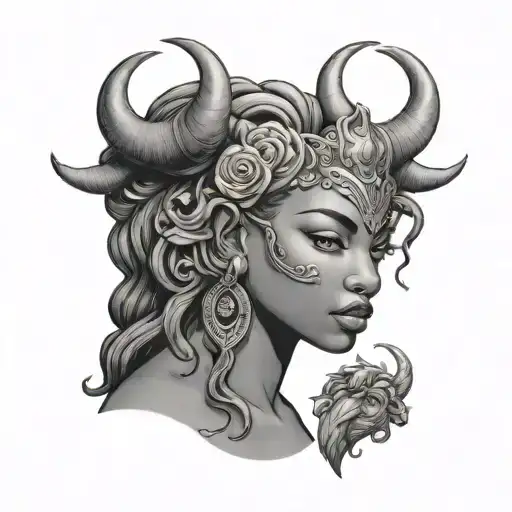 African American Taurus Goddess
