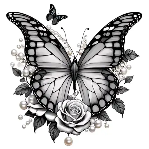 Time Heals All Butterflies Roses Pearls Love Out Values Everything Chicano Style