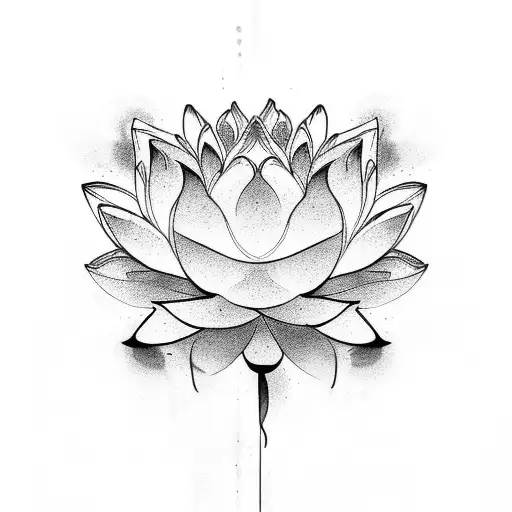 Book With A Lotus Flower And Growth Quote