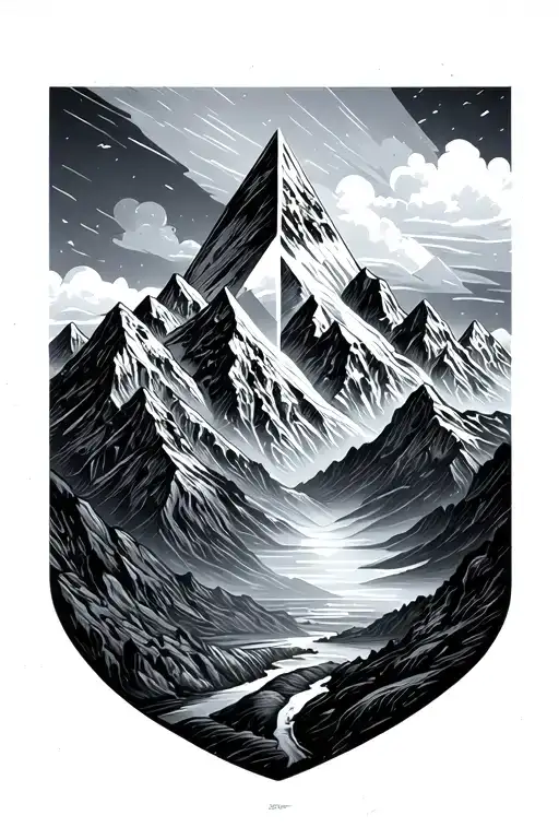 Mountains Incorporate Unclosed Delta Symbol