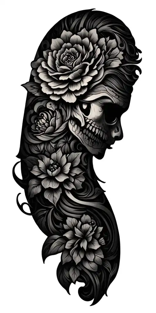 Create A Traditional Tattoo Patch Work Sleeve Tattoo But With Fine Line