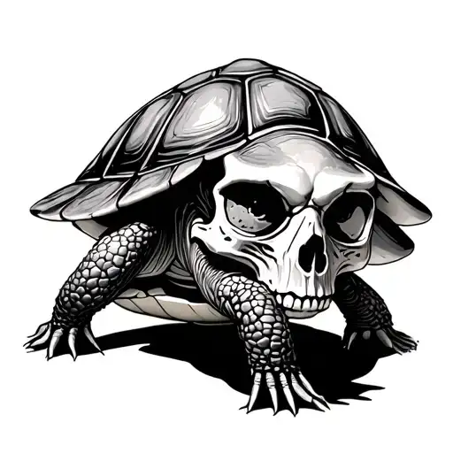 Tortoise And Skull