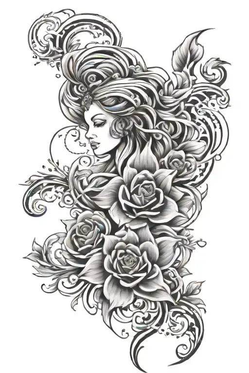 Sleeve Including 5 Matching Elements To Represent Me My Wife And 3 Sons