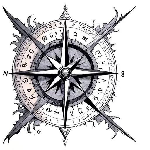 False Compass With Cipher