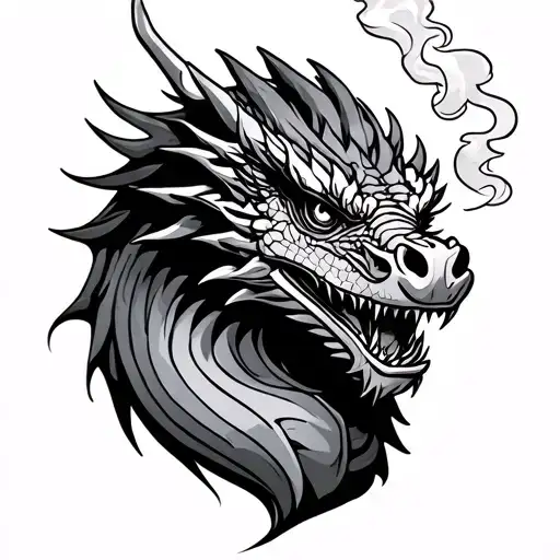 Gambling Dragon Smoking