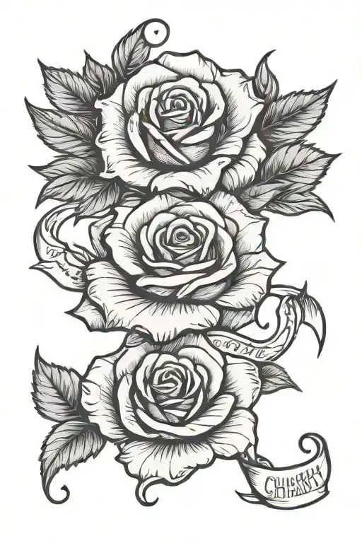 Charity Written Inside A Rose