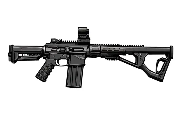Ar15 Assault Rifle Morphing
