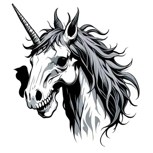 Demon Skeleton Unicorn
