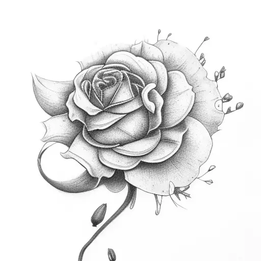 Semicolon Hides In Flower Small