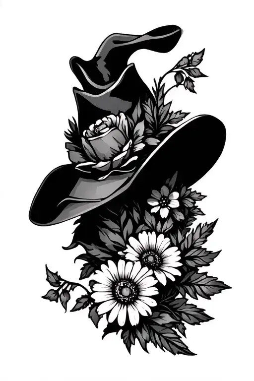 Alternative Western With Wild Flowers