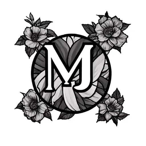 C Circle With An M And J Aligned In The Circle