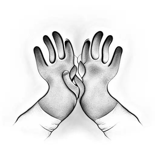 Two Dog Paws With One Cat Paw Inside A Heart