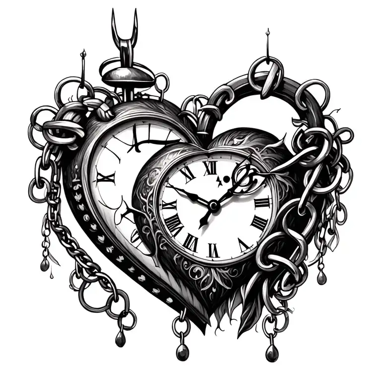 Heart Clock Chain