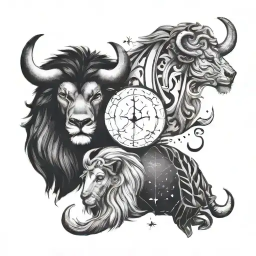 Cancer Leo Taurus Capricorn Constellation