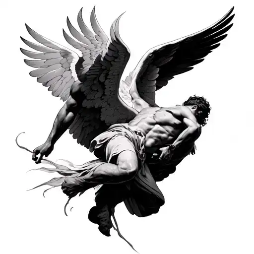 Icarus Falling With Concept Design