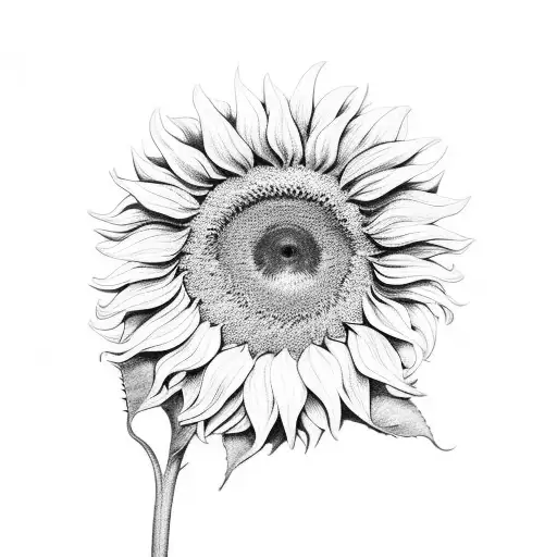 Sunflower Growing Out Of A Piggy Bank