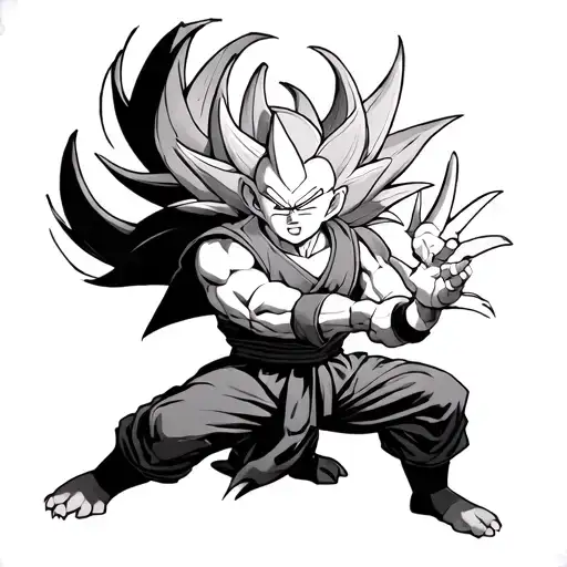 I Would Like A Mandala In Which Several Dragon Ball Characters Are Going To Be