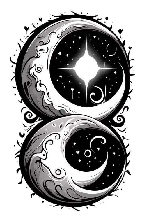 Jsakthi Wording With Love Symbol And Moon Merging Together