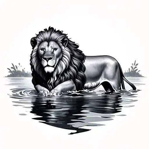 Lion Water Full Body