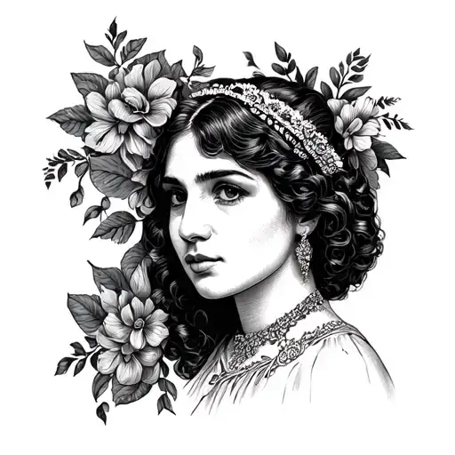 Mother Of Georgia Stipple Shading Masculine