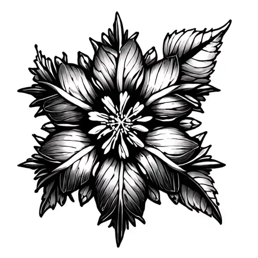 Polish Snowflake Dainty Flower