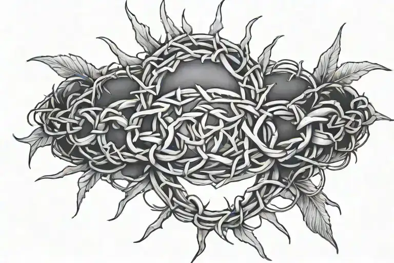 Crown Of Thorns With Kids Names