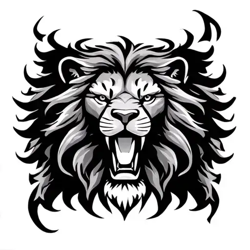 Crushing Lion Symbol Thyroid Cancer