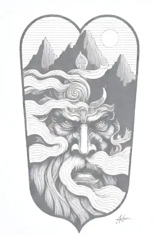 This Is All Part Of Odin's Face