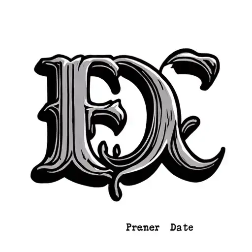 Initials And Birthday Date