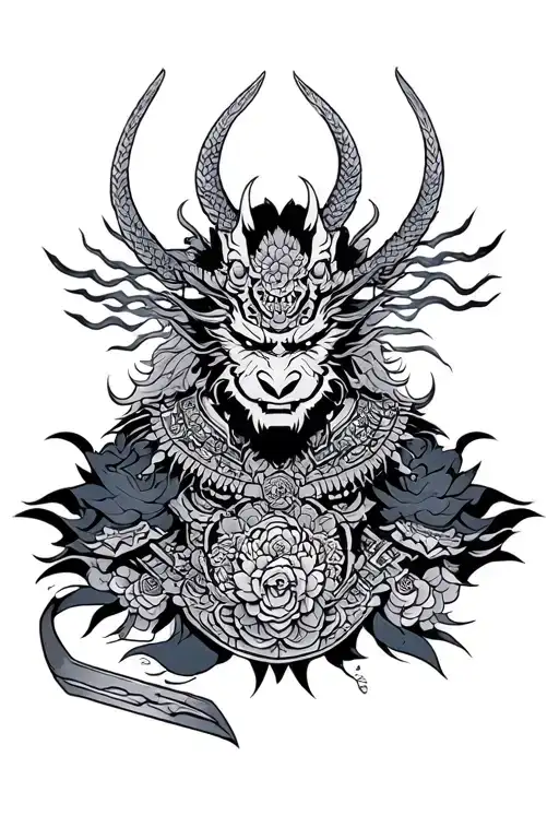 Japanise Deamon Warrior