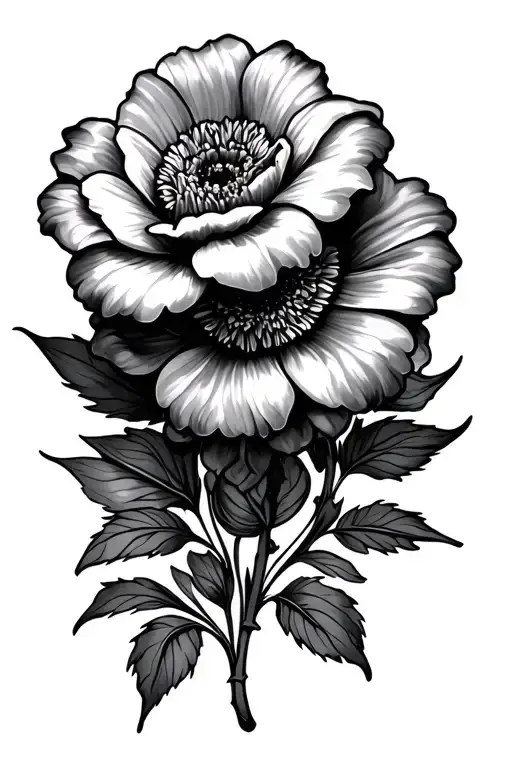 Memorial Tattoo For Brother Flower