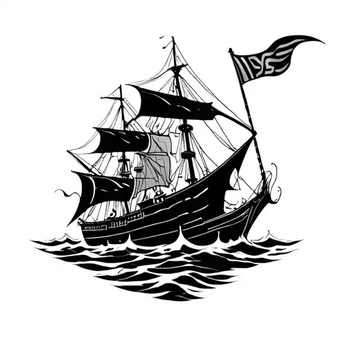 Can You Create A Tattoo Design For Me In Black Marine Ink That Winks