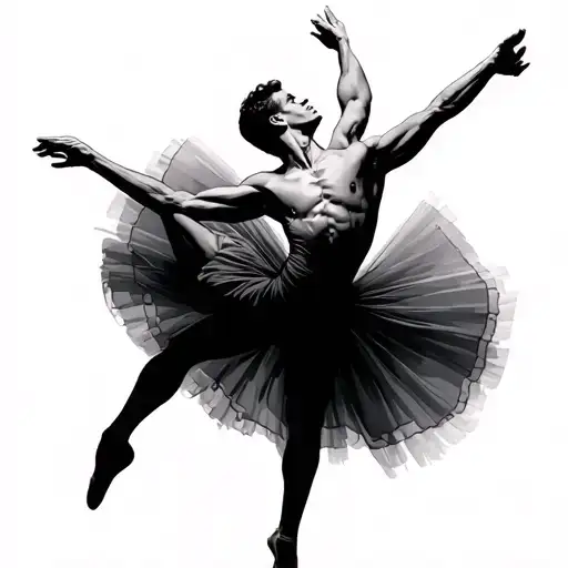 Male Ballet Dance Pose