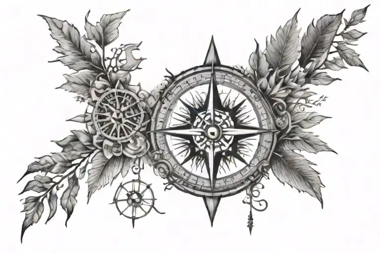 Compass Armband Forest And Ocean