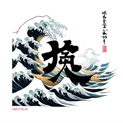 Fortune Word In Wave