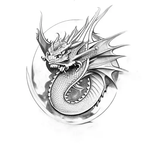 Dragon At Arm