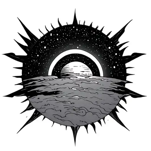 Rising Sun In A Universe