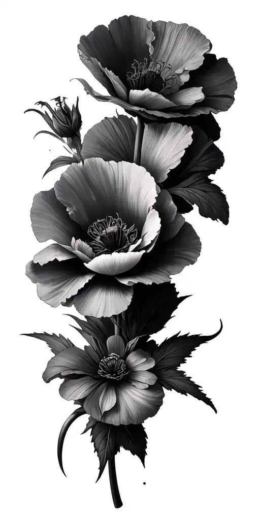 Cros Ith Poppy's And Lilly's Wrapped