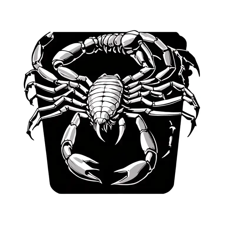 Metal Scorpion With A Deadly Stinger