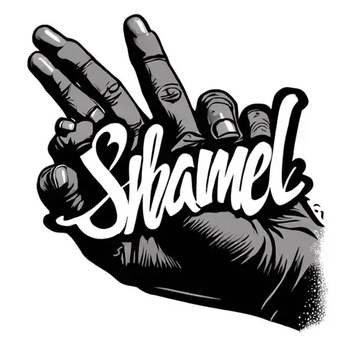 Name Shamel On Hand Side View Script