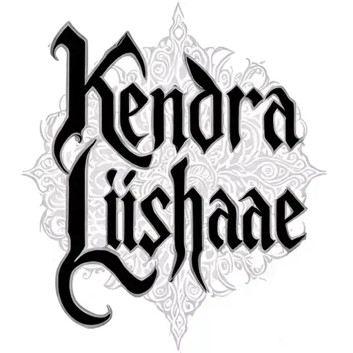 Kendra Lishae Word Ambigram