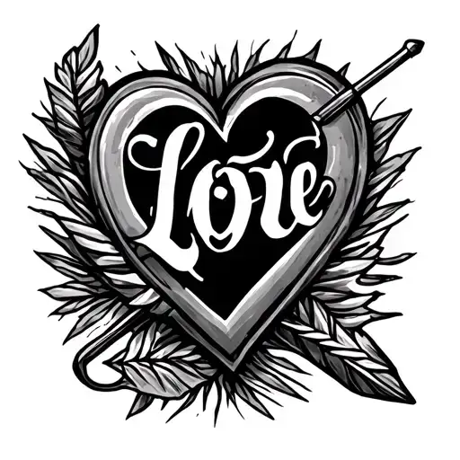 Arrow Of Love Letter Written