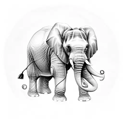 Elephant Lightning Storm