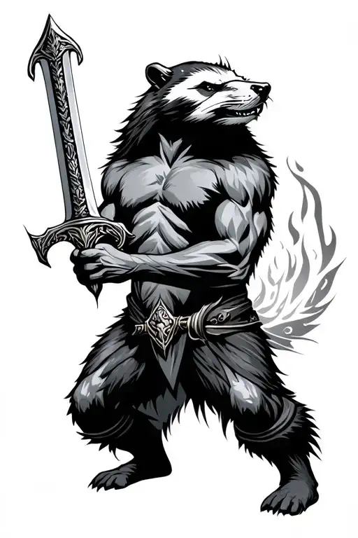 The Honey Badger Forges His Sword