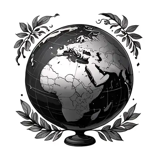 Globe Symbolizing The Client's Favorite Things