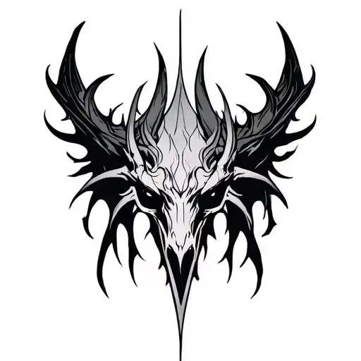 Chernobog Symbol Gothic Style