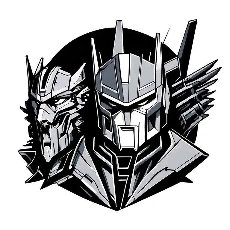 Optimus Prime And Odin Styled Like