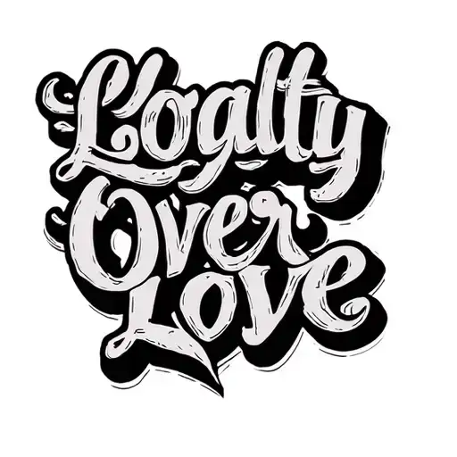 Loyalty Over Love Quote